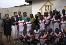 Visite de la Représentante du secrétaire général de l’ONU sur les violences à l’égard des enfants à Agboville